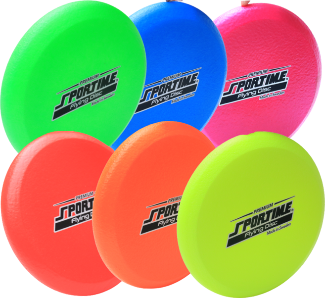 스포타임 프리미엄 폼볼 플라잉디스크 낱개 (색상선택) 원반던지기 말랑 푹신, 네온주황, 1개