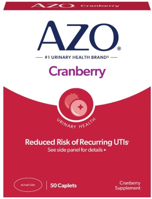 AZO 아조 크랜베리 50정 Cranberry 50 Caplets, 기본, 1개 - 쿠팡