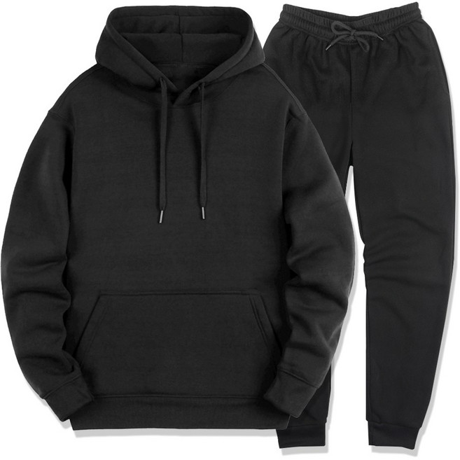 일루소 소프트 기모 후드 조거 트레이닝복 상하의 세트