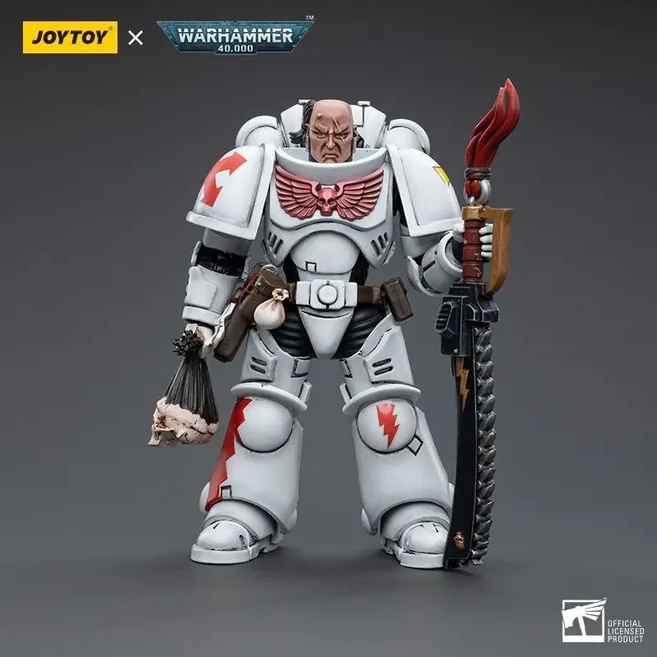 JOYTOY 다크 소스 워해머 성간 화이트 영사 스카 투기 팀 1:18 모바일 군인 수집, 06 Sergeant Sebatta