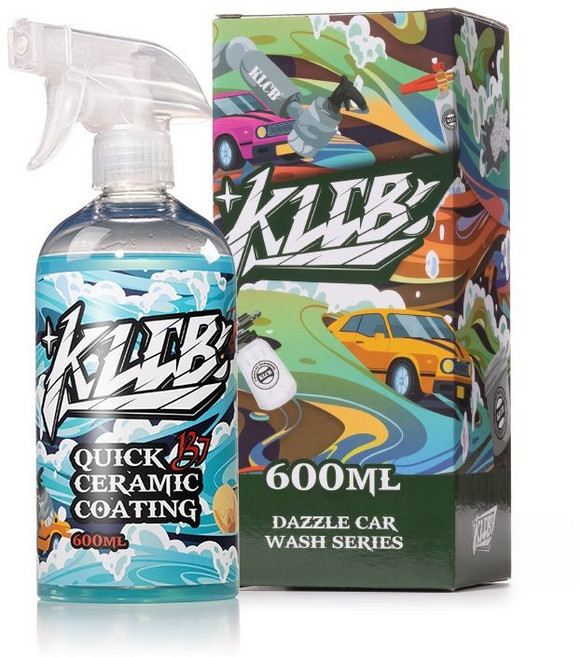 KLCB苛力B7水激活鍍膜劑噴霧，納米䮠水上光持久渡膜液，汽車噴蠟噴劑，玻璃鍍膜劑, 1個, B7水激活鍍膜劑【600ml】