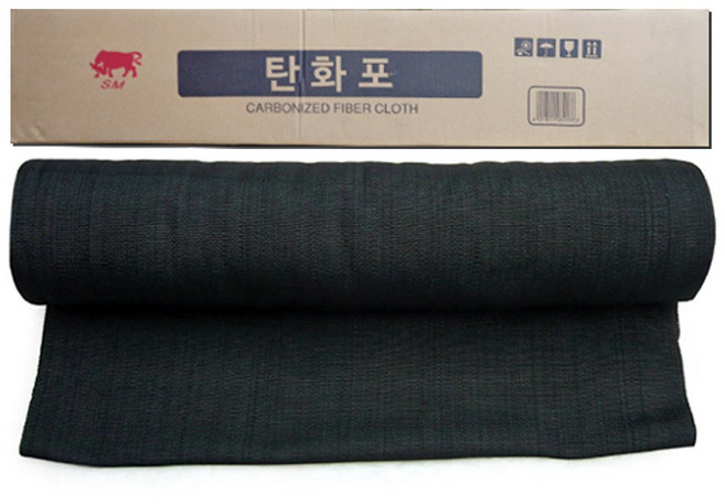 용접불꽃방지포 불티커버 화재방지용접포 석면대체 버미글라스 탄화포 1.6X1X1M당, 탄화포 1M, 1개