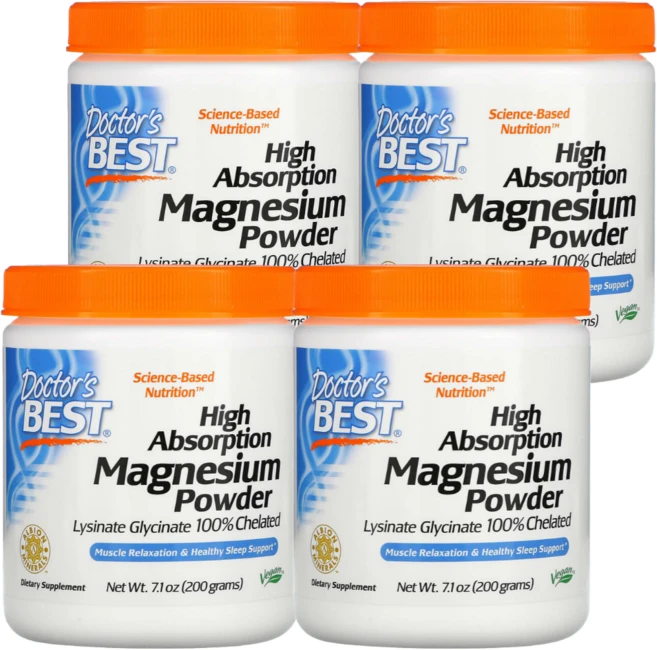 닥터스베스트 고흡수 마그네슘 파우더 200g 4통 - 쿠팡