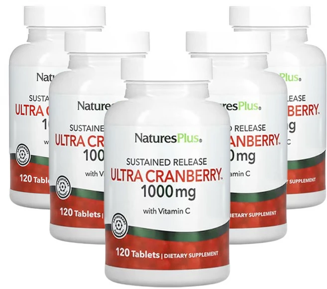 네이쳐스플러스 Ultra 크렌베리 1000mg 120정, 5개 - 쿠팡