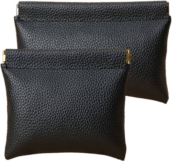 Naccessory 다용도 미니 가죽 휴대용 파우치 원터치