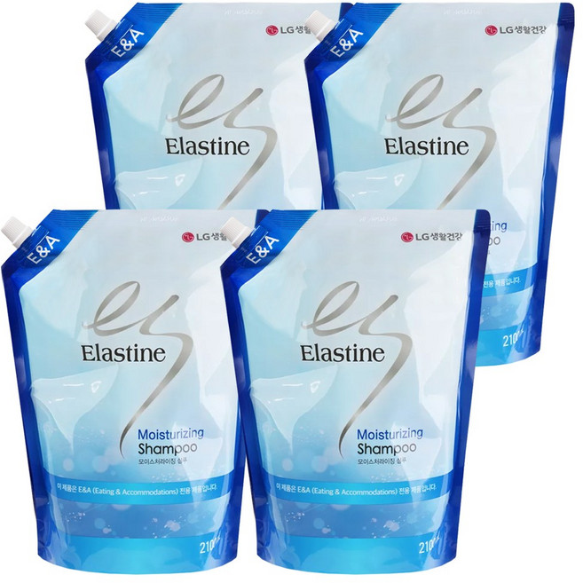 엘라스틴 모이스춰 라이징 샴푸, 2.1L, 4개