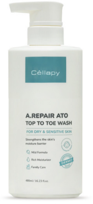 셀라피 에이리페어 아토 탑투토 워시, 3개, 480ml