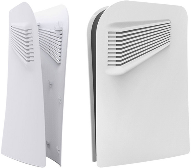 스냅케이스 플스5 교체 커버 쿨링 케이스, 화이트, 1개, DE