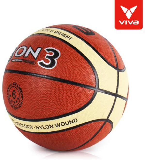 VIVA 3ON3 농구공 6호/7호 실외 경기용 길거리 농구공 12패널/14패널 가성비 농구공, 1개