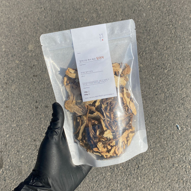 방앗간청년 압력으로 쪄서 볶은 당귀차, 1개, 1개입, 200g