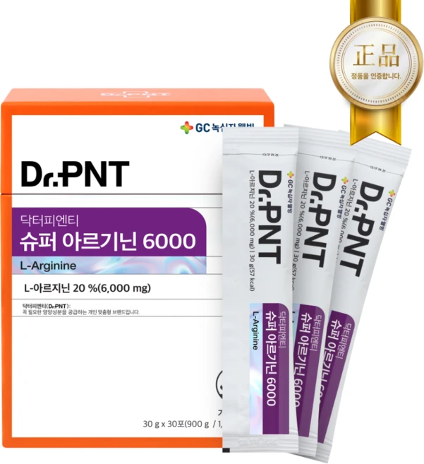 닥터피엔티 슈퍼 아르기닌 6000, 30개, 30g - 쿠팡