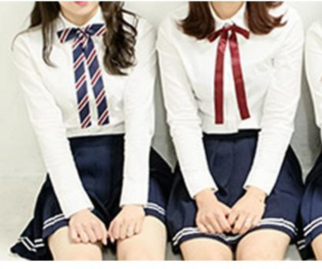 리본타이 교복넥타이 주니어 여학생 성인여자 교복넥타이 교복넥타이 스쿨룩의 포인트가 되는 롱리본 타이 숏리본 타이 스쿨룩타이