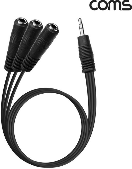 Coms 3.5mm 스테레오 분배 Y 케이블 30cm AUX / BD075, 상세내용표시