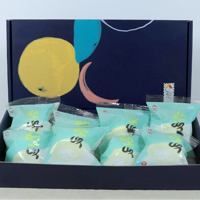 제주사월 콘치즈 오메기떡 선물세트 기념품 선물, 8개, 60g