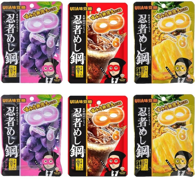 UHA 미각당 닌자메시 하가네 3종세트, 1세트