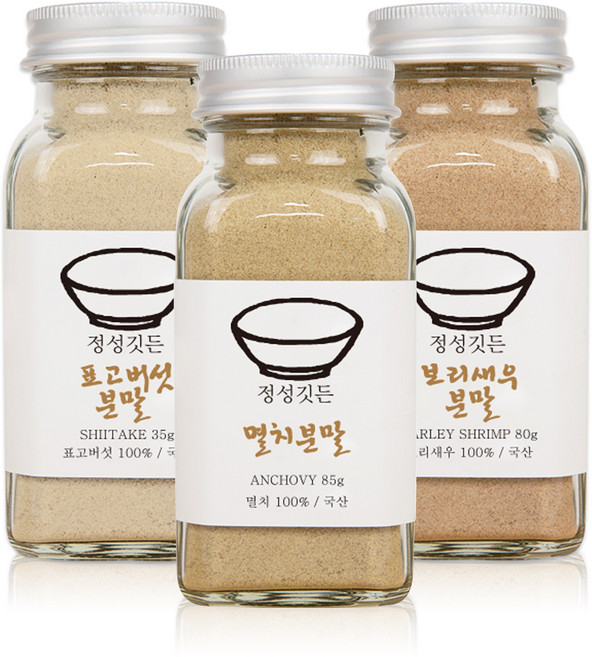 [특별기획] 정성깃든 국내산 천연조미료 분말(멸치+보리새우+표고버섯), 1개, 85g