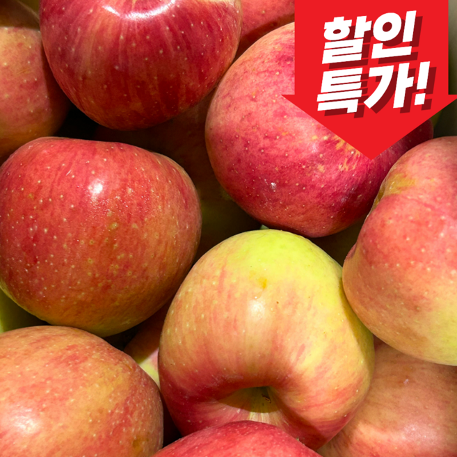 [오늘만 초특가!] 부사사과 경북 꿀 실속형 사과, 1박스, 곧 품절_고당도(중소) 5kg _(주문 폭주!