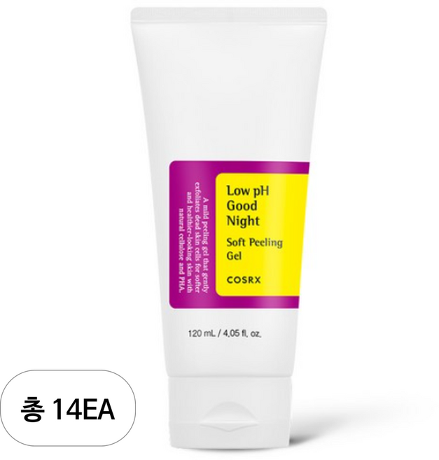 코스알엑스 약산성 굿나잇 소프트 필링 젤, 14개, 120ml