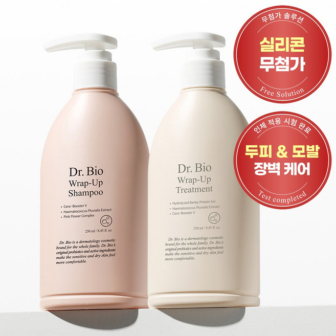 닥터바이오 랩업 샴푸 250g+랩업 트리트먼트 250g, 1세트