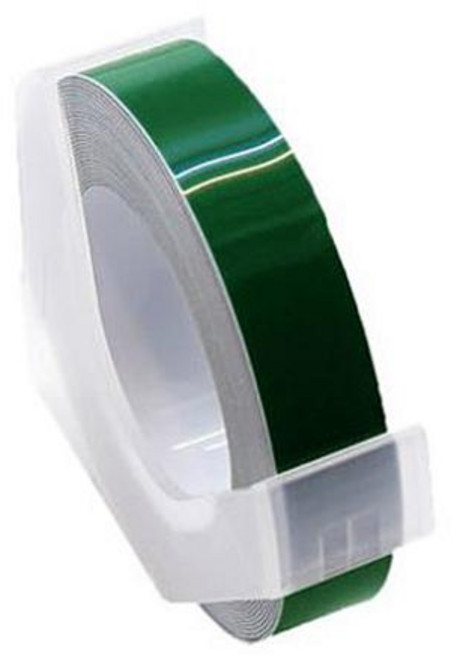 1X4개 또각이 엠보싱 녹색 리필테이프 테이프 라벨리필 엠보싱테이프 2505, 단품