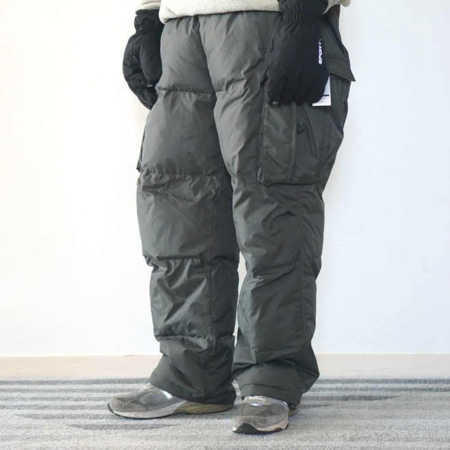 이티씨맨션 리얼 패딩 팬츠 카고 아웃도어 캠핑용 혹한기 바지