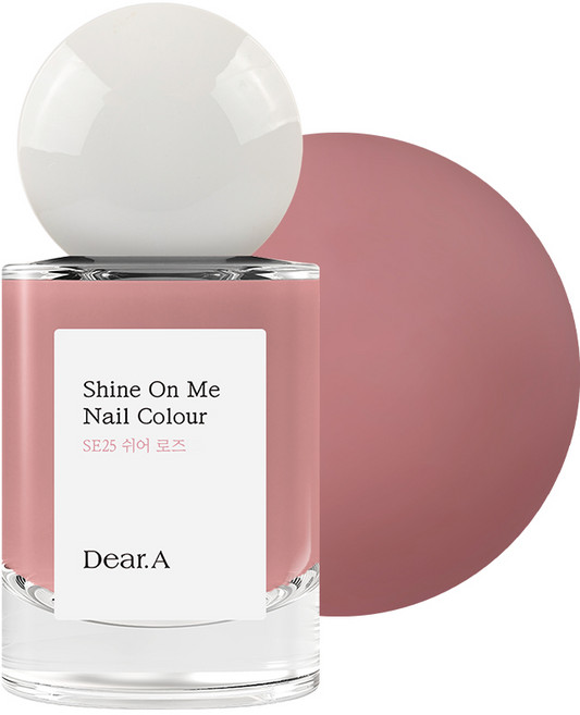 디어에이샤인 온 미 네일 컬러 택1, SE25 쉬어로즈, 11ml, 1개