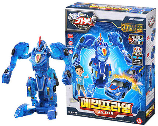 카봇 에반프라임 올스타 캐릭터 자동차 합체 로보트 메카니멀