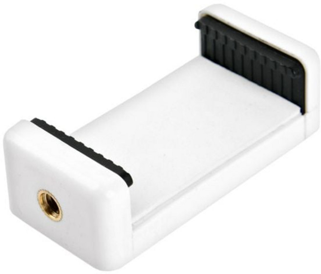 스마트폰고정가이드 흰색 85mm 삼각대 연결 야간촬영 jme*5179EH, 기본, 1개