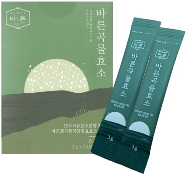 건강한약속바른 곡물효소 누룽지맛 30포, 90g, 1개 - 쿠팡