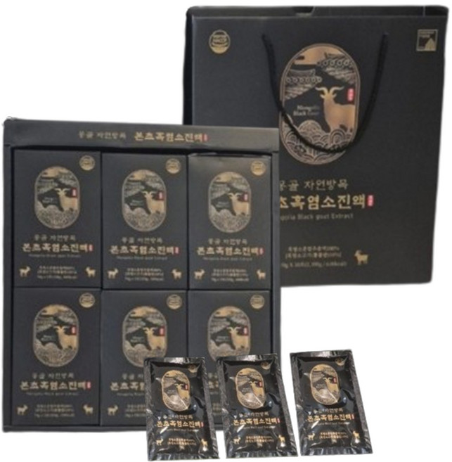자연방목 본초 흑염소 진액 프리미엄 흑염소즙 엑기스 농축액 건강즙(1개월/3개월분), 30개, 70ml