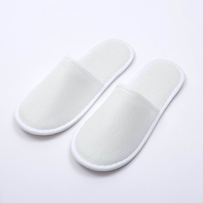 epacklab 일회용 호텔 슬리퍼 미끄럼방지 고급 위생 슬리퍼 실내화 펜션 게스트하우스 숙박업소용, 10개, 화이트