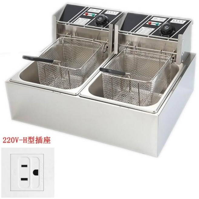 金獅瑪 雙槽電炸鍋, 1個
