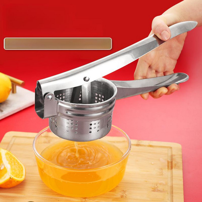 하우즐 다기능수동착즙기 수동 다기능 레몬 주스, 기본 색상, 201 스테인리스 레몬 압착기 + 종이 상자
