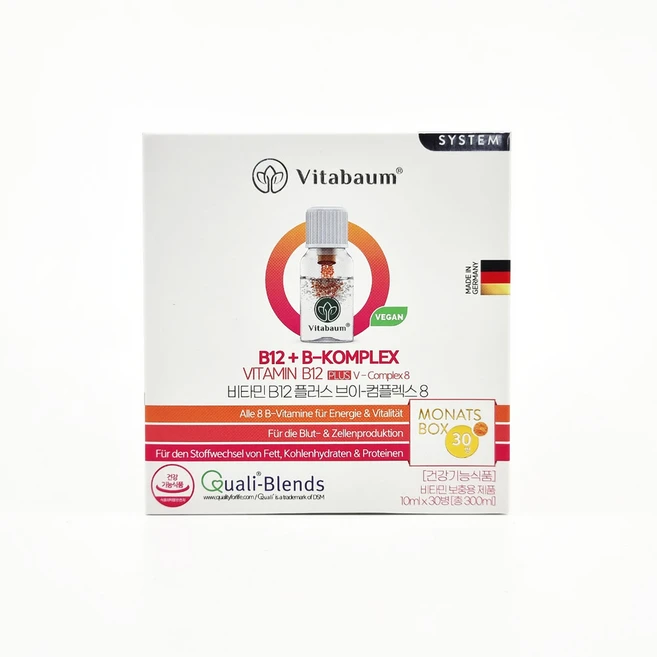 [본사정품] 비타바움 비타민b12 멀티비타민 플러스 한달분 30병입 면연력 에너지생성 (굿테이블), 300ml, 1개 - 쿠팡