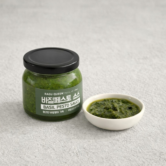 수제 바질페스토 파스타소스 샐러드소스, 130g, 1개