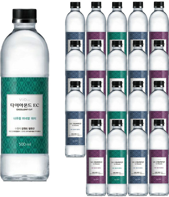 휘오 다이아몬드 EC 500ml x 20개 생수 미네랄워터 물
