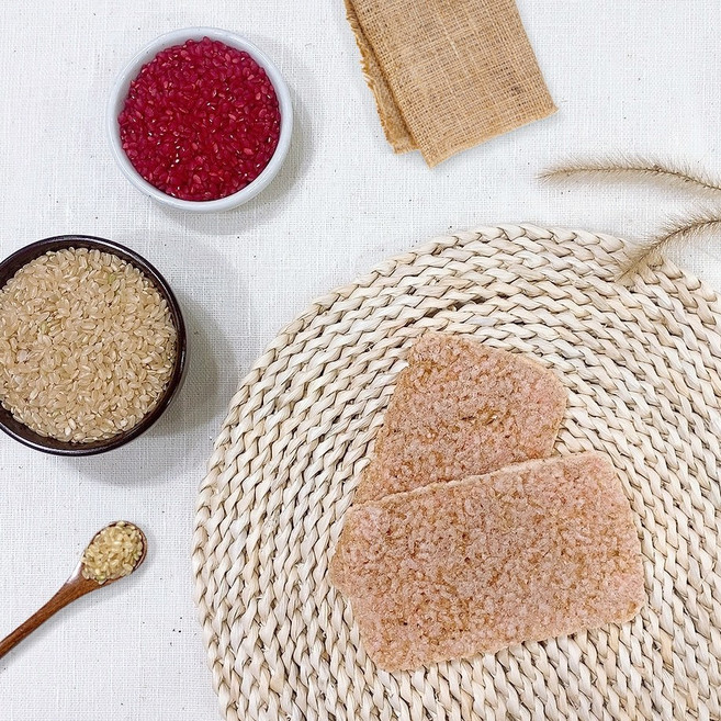 홍국쌀 누룽지 / [7+1행사] 현미 귀리 보리 장단콩 렌틸콩 흑미 흑임자 파주쌀100%, [1] 홍국쌀누룽지 230g지퍼백