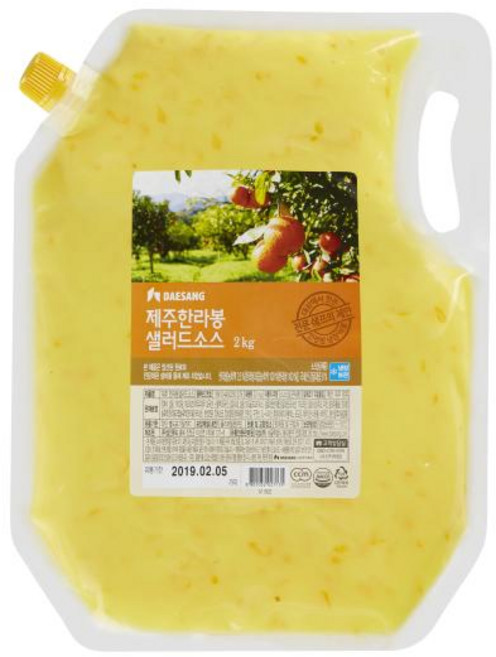 대상 제주한라봉 샐러드소스, 1개, 2kg