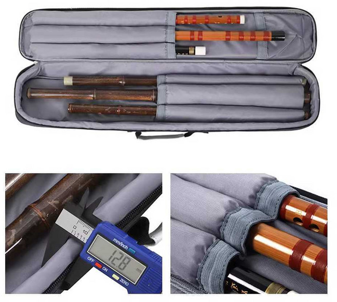 대금케이스 피리 단소 플룻 긴 가방 보관파우치 보관함 플롯 보관 대금가방 보호 악기, 1개, 10. 6개입 75cm/네이비블루