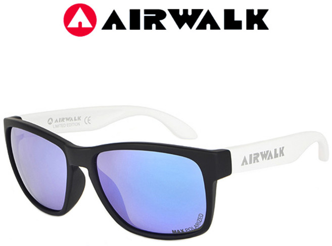 에어워크 편광선글라스 FINO 스포츠 선글라스, 화이트블루, 1개