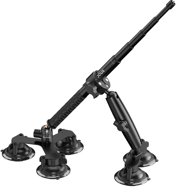 Insta360 X2 X3 거치대 자동차 카메라 RS 클램프 마운트 One X4 마운트 흡착 GoPro 액션 호환 더블, Car Mount Kit, 1개, 상세설명참조