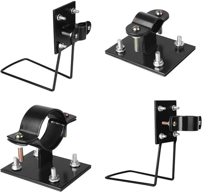 자전거 바구니 어댑터 라이딩 브래킷 장착 하드웨어 산악 도로 자전거용 전면 마운트 고정 액세서리, 1.5 to 3cm, 1개, 1) 1.5 to 3cm