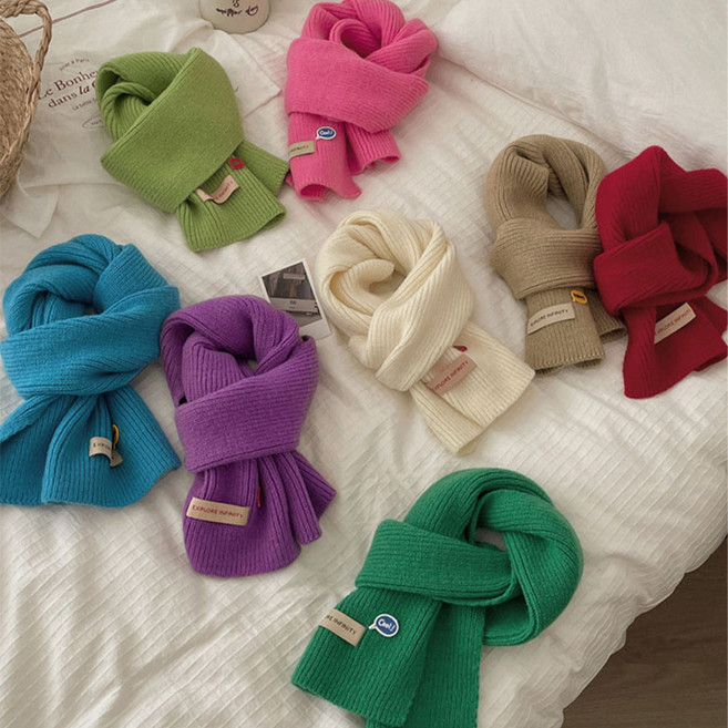 소소키즈 아동 니트 목도리 키즈 주니어 겨울 머플러 크리스마스 단체 선물