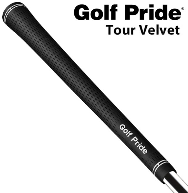 골프프라이드 투어벨벳 골프그립 VTM-62R-45g, 블랙