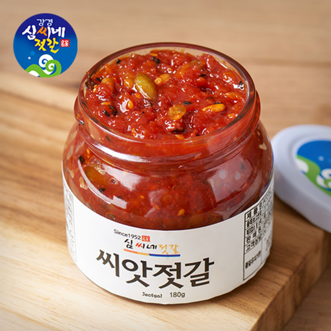 심씨네몰 강경심씨네젓갈 믿음직한 밥도둑 씨앗젓갈180g 250g 500g, 씨앗젓갈250g, 180g, 1개