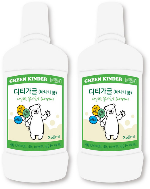 디티 불소 어린이가글, 500ml, 1개