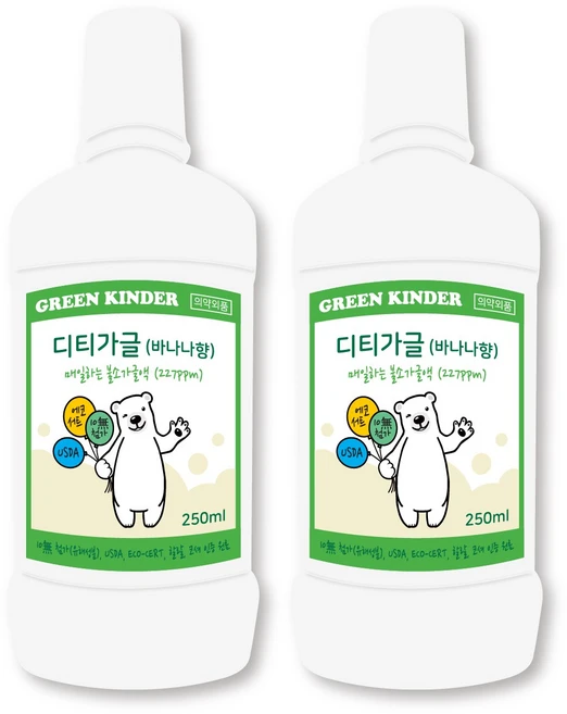 디티 불소 어린이가글, 500ml, 1개 - 쿠팡