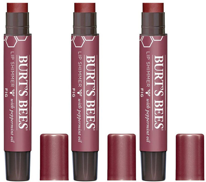 버츠비 천연 보습 립 쉬머 피그 Burt's Bees 100% Natural Moisturizing Lip Shimmer Fig, 3개