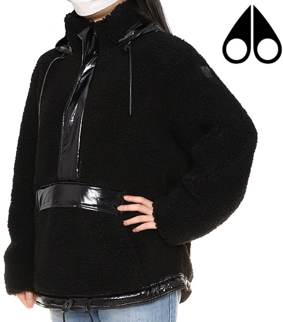 무스너클 여성후드 반집업후드 뽀글이후드 후리스후드 에이번허스트 2 블랙 후드티