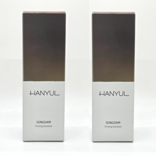 한율 송담 탄력에멀전 + 세안퍼프 증정, 2개, 125ml